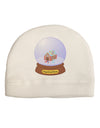 Little Gingerbread House Snow Globe Child Fleece Beanie Cap Hat by TooLoud-Beanie-TooLoud-White-One-Size-Fits-Most-Davson Sales