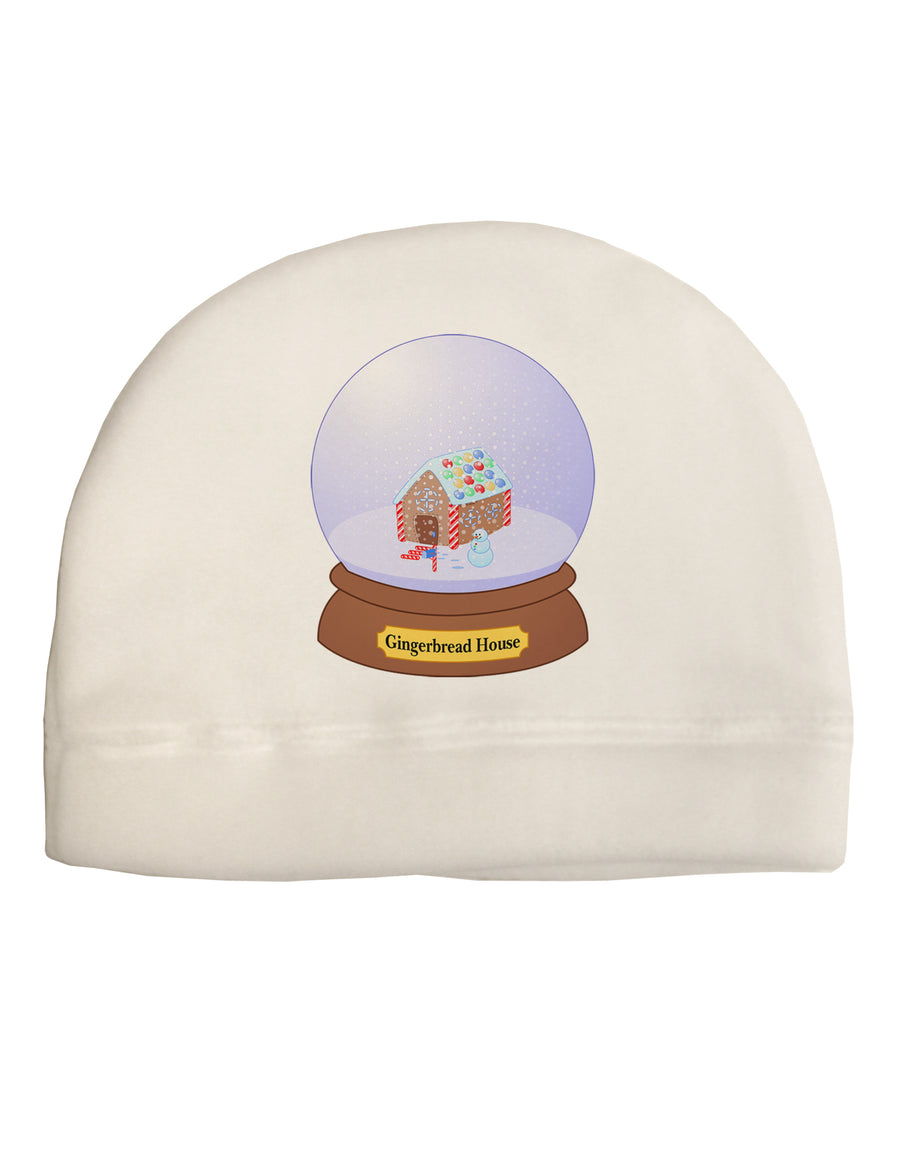 Little Gingerbread House Snow Globe Child Fleece Beanie Cap Hat by TooLoud-Beanie-TooLoud-White-One-Size-Fits-Most-Davson Sales