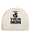 Respect Your Mom - Mother Earth Design Adult Fleece Beanie Cap Hat-Beanie-TooLoud-White-One-Size-Fits-Most-Davson Sales