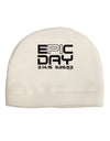 Epic Pi Day Text Design Adult Fleece Beanie Cap Hat by TooLoud-Beanie-TooLoud-White-One-Size-Fits-Most-Davson Sales
