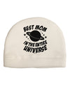 Best Mom in the Entire Universe Child Fleece Beanie Cap Hat by TooLoud-Beanie-TooLoud-White-One-Size-Fits-Most-Davson Sales