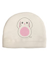 TooLoud Cute Bunny with Floppy Ears - Pink Adult Fleece Beanie Cap Hat-Beanie-TooLoud-White-One-Size-Fits-Most-Davson Sales