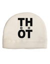 THOT Too Hot Adult Fleece Beanie Cap Hat-Beanie-TooLoud-White-One-Size-Fits-Most-Davson Sales