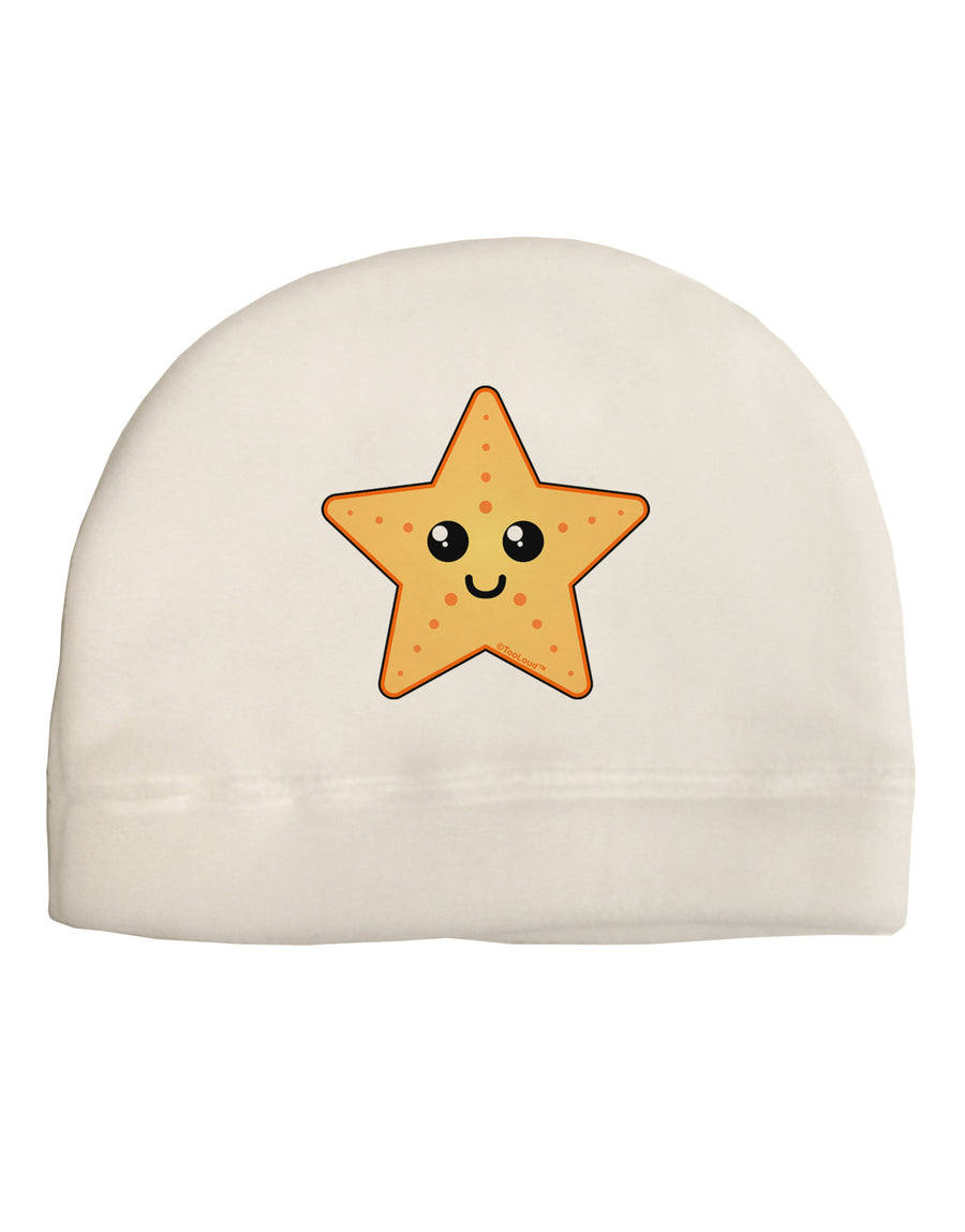 Cute Starfish Adult Fleece Beanie Cap Hat by TooLoud-Beanie-TooLoud-White-One-Size-Fits-Most-Davson Sales