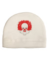 Extra Scary Clown Watercolor Adult Fleece Beanie Cap Hat-Beanie-TooLoud-White-One-Size-Fits-Most-Davson Sales