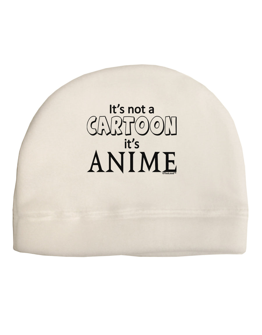 Not A Cartoon Text Child Fleece Beanie Cap Hat-Beanie-TooLoud-White-One-Size-Fits-Most-Davson Sales