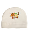 Cute Taco Tiger Adult Fleece Beanie Cap Hat-Beanie-TooLoud-White-One-Size-Fits-Most-Davson Sales