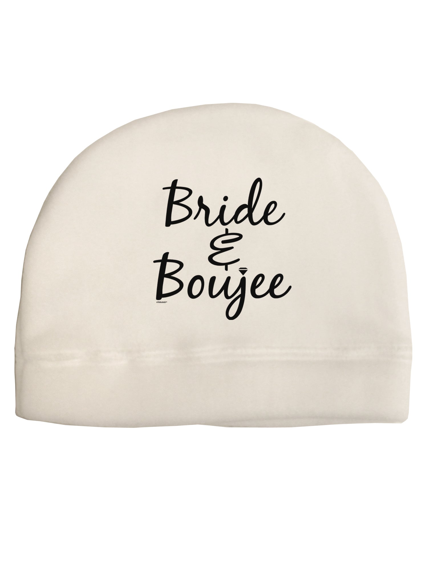 TooLoud Bride and Boujee Adult Fleece Beanie Cap Hat-Beanie-TooLoud-White-One-Size-Fits-Most-Davson Sales