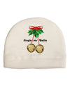 Jingle My Bells Adult Fleece Beanie Cap Hat-Beanie-TooLoud-White-One-Size-Fits-Most-Davson Sales