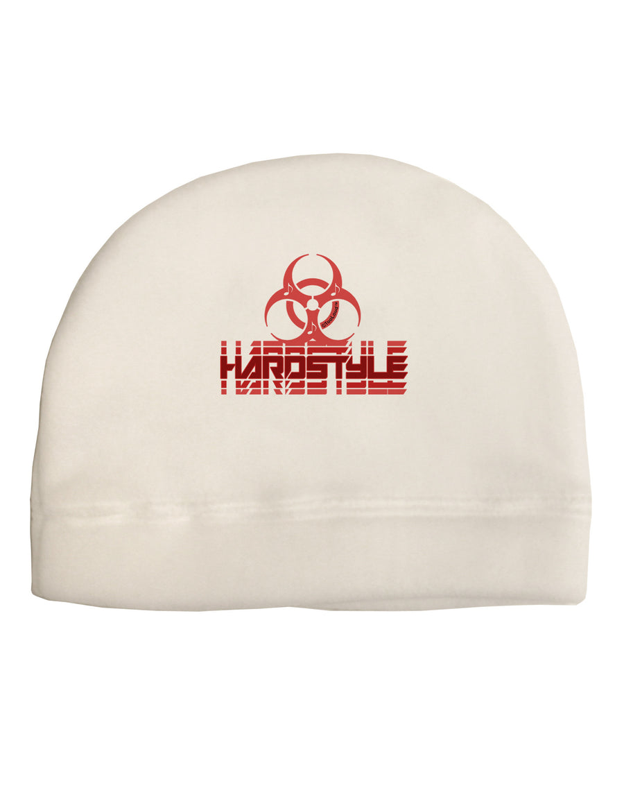 Hardstyle Biohazard Adult Fleece Beanie Cap Hat-Beanie-TooLoud-White-One-Size-Fits-Most-Davson Sales