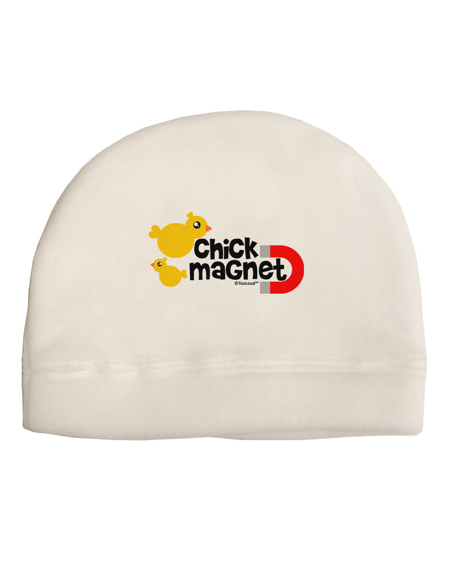 Cute Chick Magnet Design Child Fleece Beanie Cap Hat-Beanie-TooLoud-White-One-Size-Fits-Most-Davson Sales