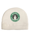 Merry Christmas Latte Logo Adult Fleece Beanie Cap Hat-Beanie-TooLoud-White-One-Size-Fits-Most-Davson Sales