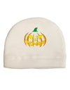 Trick or Treat Jack Yellow Adult Fleece Beanie Cap Hat-Beanie-TooLoud-White-One-Size-Fits-Most-Davson Sales