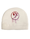 Dripping Bass Symbol Child Fleece Beanie Cap Hat-Beanie-TooLoud-White-One-Size-Fits-Most-Davson Sales