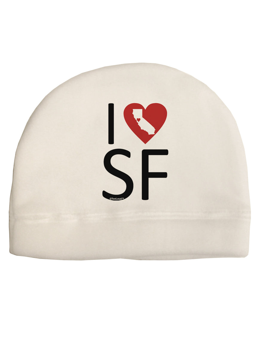 I Heart San Francisco Child Fleece Beanie Cap Hat-Beanie-TooLoud-White-One-Size-Fits-Most-Davson Sales