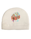 Little Gingerbread House Design #1 Child Fleece Beanie Cap Hat by TooLoud-Beanie-TooLoud-White-One-Size-Fits-Most-Davson Sales