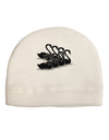 Seven Swans A Swimming Child Fleece Beanie Cap Hat-Beanie-TooLoud-White-One-Size-Fits-Most-Davson Sales