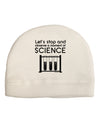 Moment of Science Adult Fleece Beanie Cap Hat by TooLoud-Beanie-TooLoud-White-One-Size-Fits-Most-Davson Sales