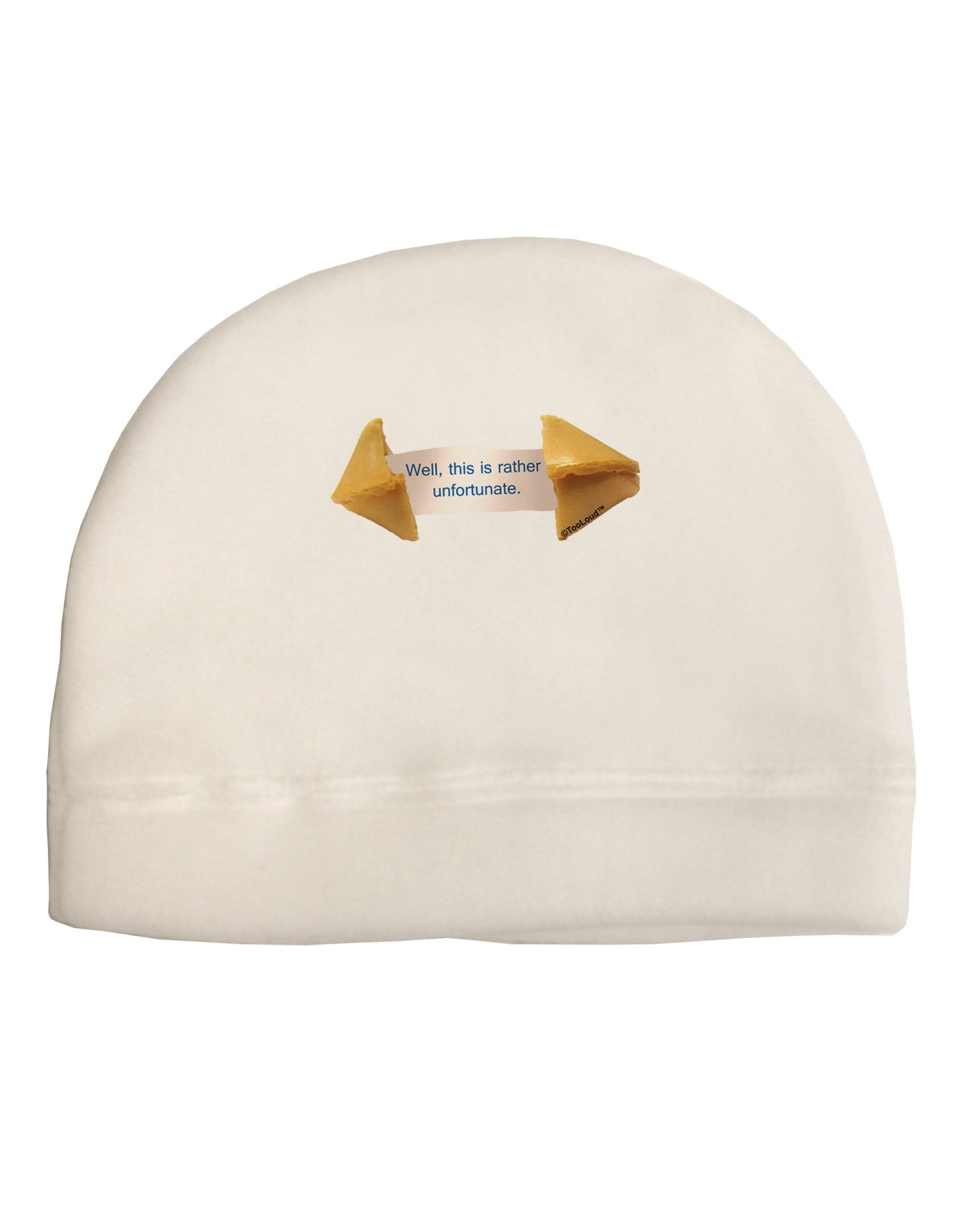 Unfortunate Cookie Adult Fleece Beanie Cap Hat-Beanie-TooLoud-White-One-Size-Fits-Most-Davson Sales