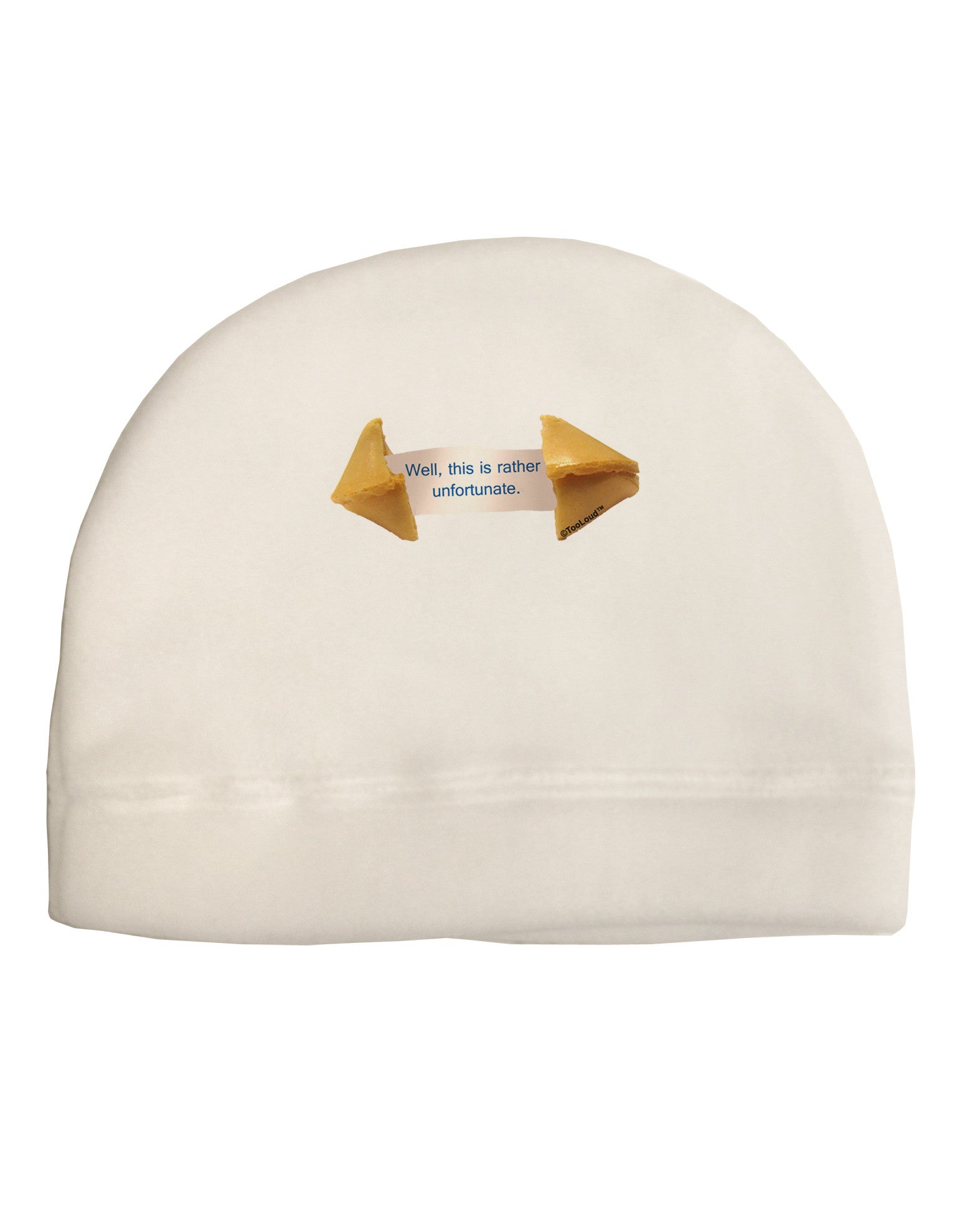 Unfortunate Cookie Adult Fleece Beanie Cap Hat-Beanie-TooLoud-White-One-Size-Fits-Most-Davson Sales