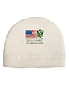 Green Party US Flag Adult Fleece Beanie Cap Hat-Beanie-TooLoud-White-One-Size-Fits-Most-Davson Sales