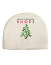 All I want for Christmas is Shoes Adult Fleece Beanie Cap Hat-Beanie-TooLoud-White-One-Size-Fits-Most-Davson Sales
