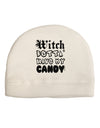 TooLoud Witch Betta Have My Candy Child Fleece Beanie Cap Hat-Beanie-TooLoud-White-One-Size-Fits-Most-Davson Sales