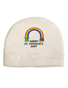 Pixel Pot of Gold St Patrick Text Child Fleece Beanie Cap Hat-Beanie-TooLoud-White-One-Size-Fits-Most-Davson Sales