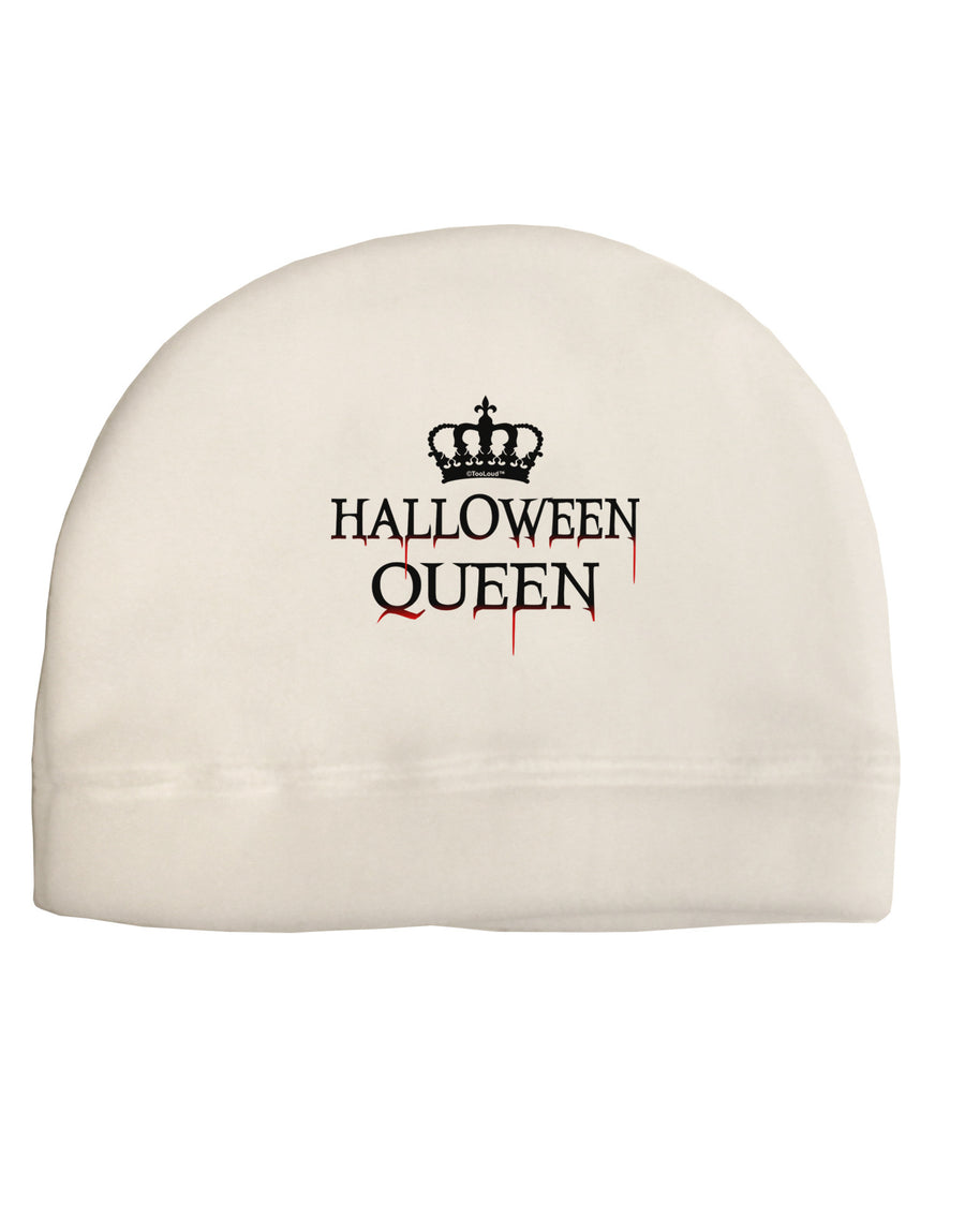 Halloween Queen Adult Fleece Beanie Cap Hat by TooLoud-Beanie-TooLoud-White-One-Size-Fits-Most-Davson Sales