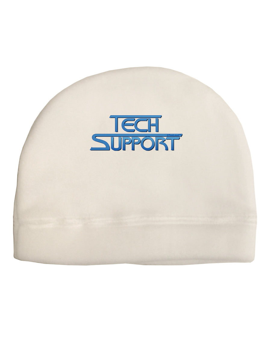 Tech Support Logo Child Fleece Beanie Cap Hat-Beanie-TooLoud-White-One-Size-Fits-Most-Davson Sales