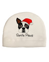 Santa Paws Christmas Dog Child Fleece Beanie Cap Hat-Beanie-TooLoud-White-One-Size-Fits-Most-Davson Sales