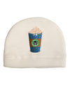 Happy Hanukkah Latte Cup Adult Fleece Beanie Cap Hat-Beanie-TooLoud-White-One-Size-Fits-Most-Davson Sales