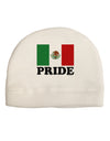 Mexican Pride - Mexican Flag Child Fleece Beanie Cap Hat by TooLoud-Beanie-TooLoud-White-One-Size-Fits-Most-Davson Sales