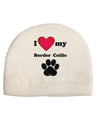 I Heart My Border Collie Child Fleece Beanie Cap Hat by TooLoud-TooLoud-White-One-Size-Fits-Most-Davson Sales