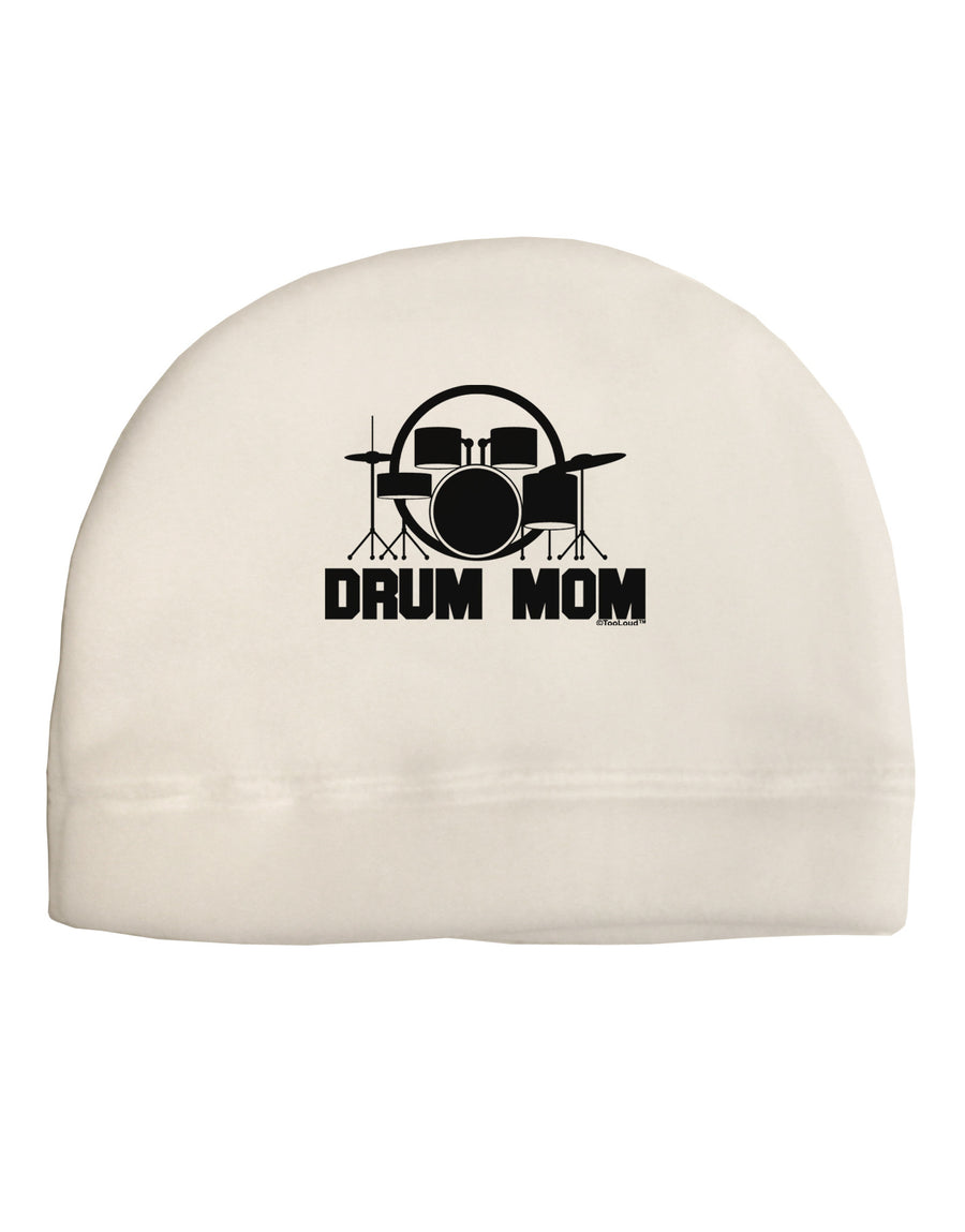 Drum Mom - Mother's Day Design Child Fleece Beanie Cap Hat-Beanie-TooLoud-White-One-Size-Fits-Most-Davson Sales