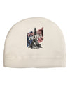 Distressed Paris Stop The Violence Adult Fleece Beanie Cap Hat-Beanie-TooLoud-White-One-Size-Fits-Most-Davson Sales