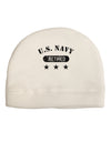 Retired Navy Child Fleece Beanie Cap Hat-Beanie-TooLoud-White-One-Size-Fits-Most-Davson Sales