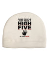 High Five In The Face Adult Fleece Beanie Cap Hat-Beanie-TooLoud-White-One-Size-Fits-Most-Davson Sales