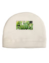 Buy Local - Green Tomatoes Text Child Fleece Beanie Cap Hat-Beanie-TooLoud-White-One-Size-Fits-Most-Davson Sales