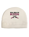 Real Girls Go Hunting Adult Fleece Beanie Cap Hat-Beanie-TooLoud-White-One-Size-Fits-Most-Davson Sales