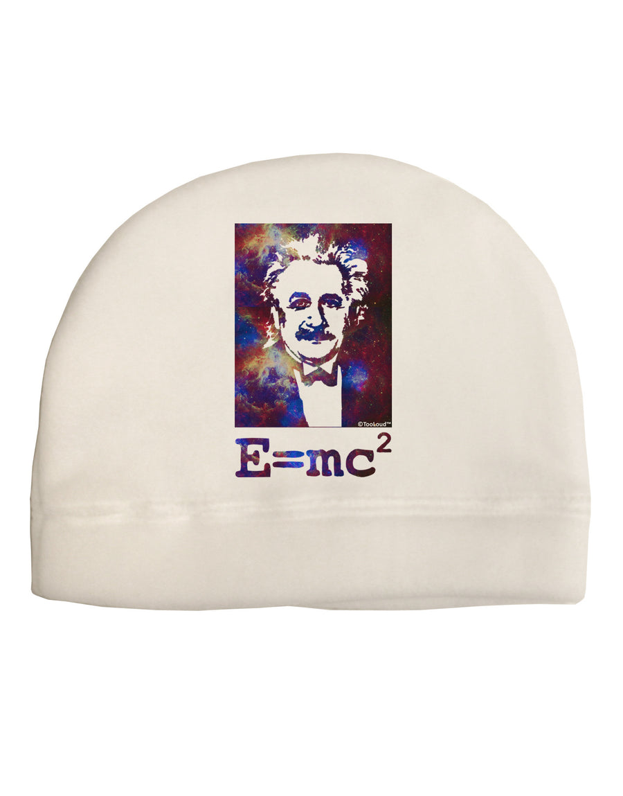 Cosmic Galaxy Einstein - E equals mc2 Child Fleece Beanie Cap Hat by TooLoud