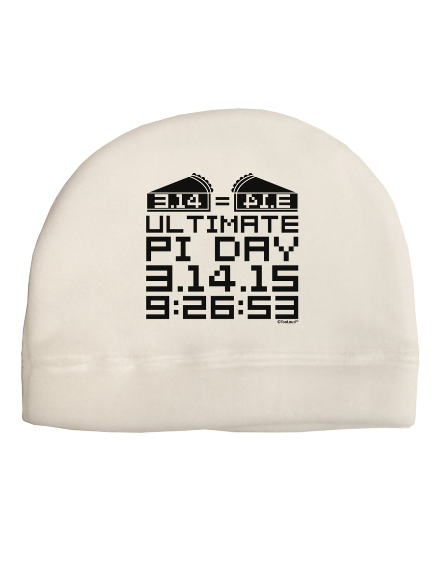 Ultimate Pi Day Design - Mirrored Pies Child Fleece Beanie Cap Hat by TooLoud-Beanie-TooLoud-White-One-Size-Fits-Most-Davson Sales