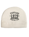 40th Birthday Vintage Birth Year 1979 Child Fleece Beanie Cap Hat by TooLoud
