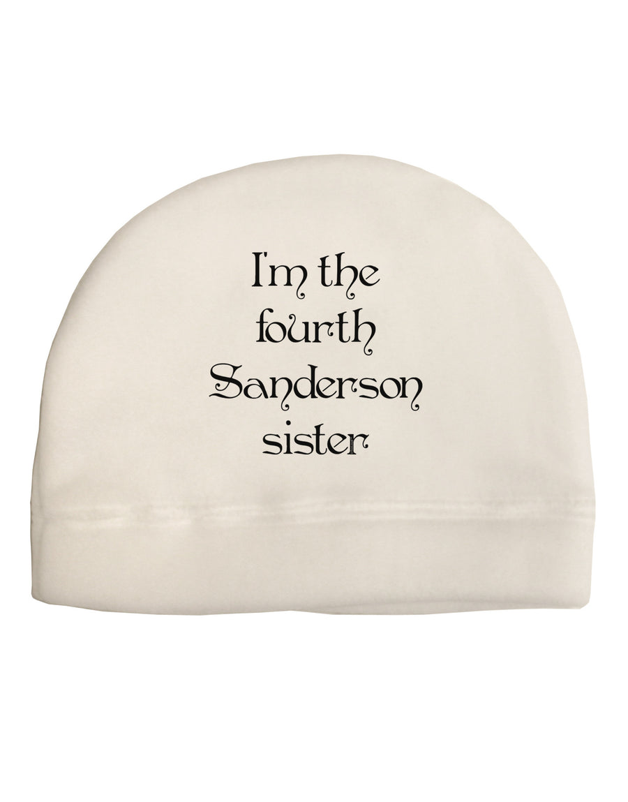 I'm The Fourth Sanderson Sister Halloween Adult Fleece Beanie Cap Hat-Beanie-TooLoud-White-One-Size-Fits-Most-Davson Sales