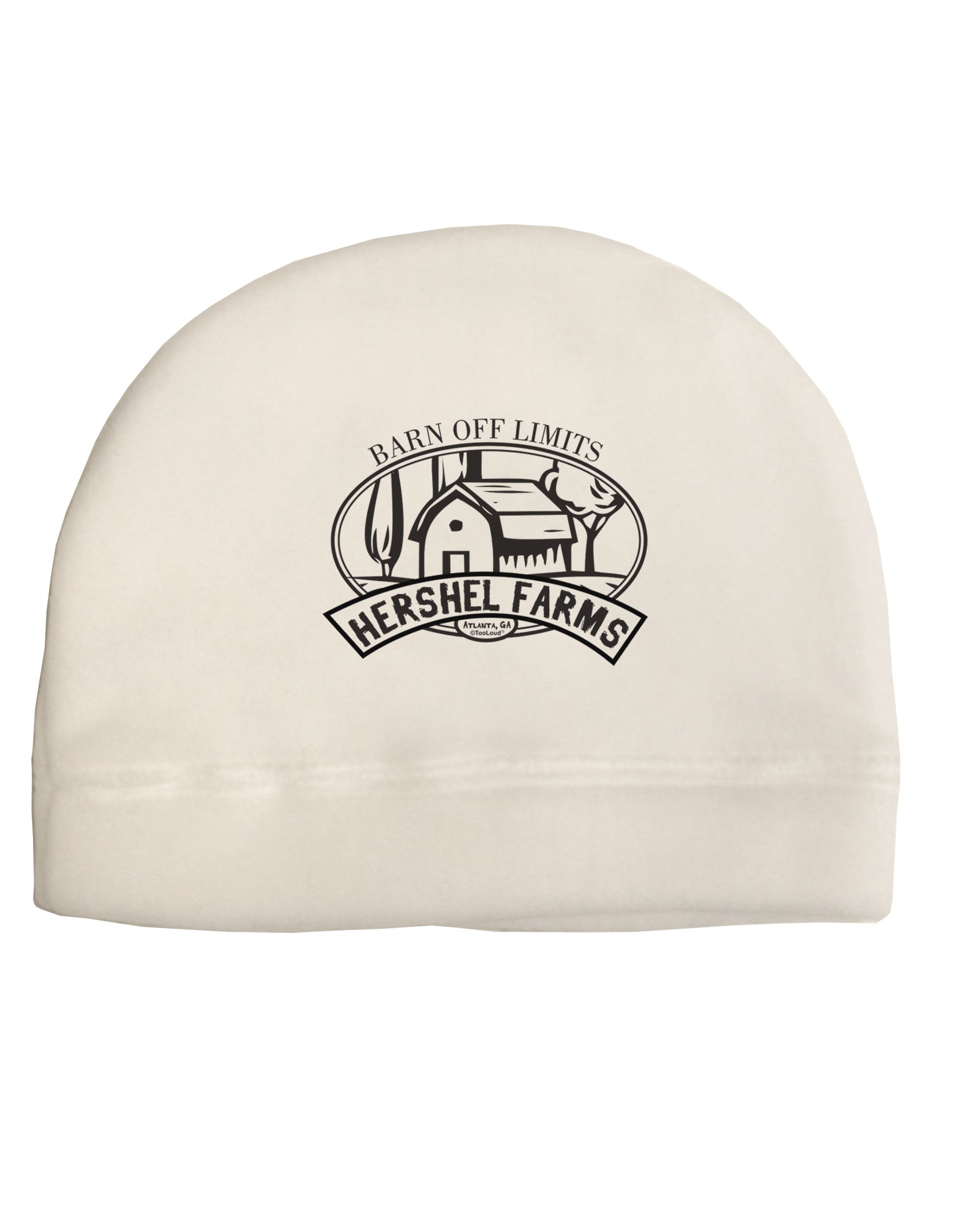 Hershel Farms Adult Fleece Beanie Cap Hat by TooLoud-TooLoud-White-One-Size-Fits-Most-Davson Sales