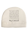 Baby It's Cold Outside Falling Snowflakes - Christmas Child Fleece Beanie Cap Hat-Beanie-TooLoud-White-One-Size-Fits-Most-Davson Sales