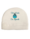 Owl Too Cute Blue Adult Fleece Beanie Cap Hat-Beanie-TooLoud-White-One-Size-Fits-Most-Davson Sales