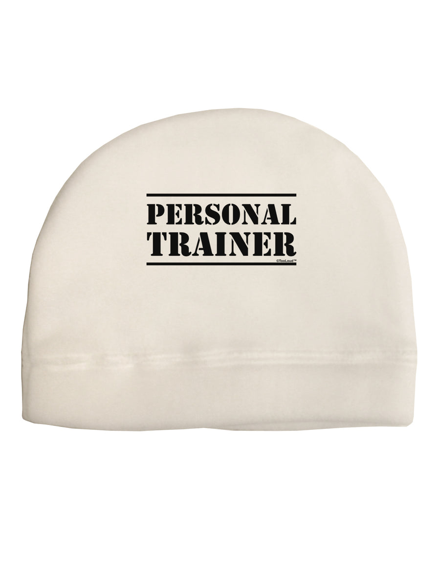 Personal Trainer Military Text Adult Fleece Beanie Cap Hat-Beanie-TooLoud-White-One-Size-Fits-Most-Davson Sales