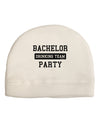 Bachelor Party Drinking Team Adult Fleece Beanie Cap Hat-Beanie-TooLoud-White-One-Size-Fits-Most-Davson Sales