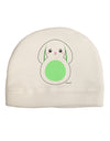 Cute Bunny with Floppy Ears - Green Child Fleece Beanie Cap Hat by TooLoud-Beanie-TooLoud-White-One-Size-Fits-Most-Davson Sales